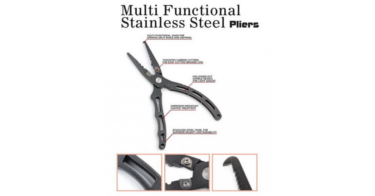 Molix Multi Functional Stainless Steel Pliers from