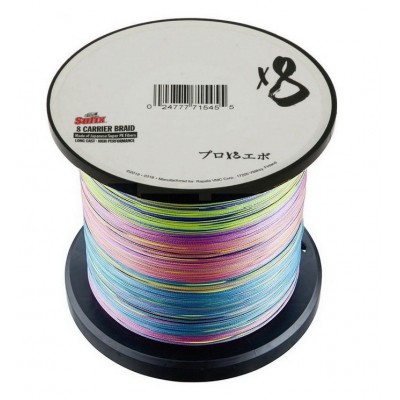 SUFIX X8 CARRIER BRAID MULTICOLOR 1000M.