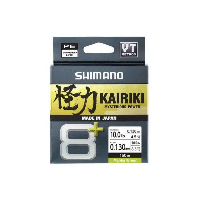 SHIMANO KAIRIKI 8+ 150mt. MANTIS GREEN